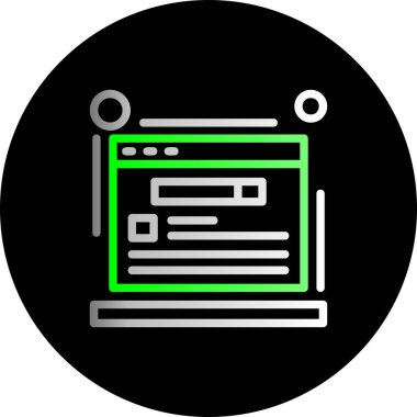 Vektör seo simgesi illüstrasyonu