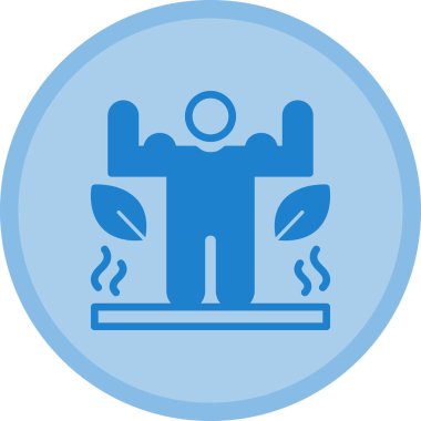 Sırt çantalı bir adamın vektör çizimi