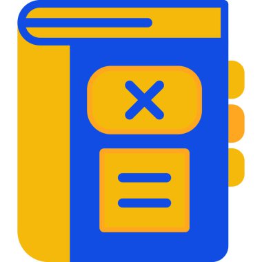 Belge. Web simgesi basit illüstrasyon