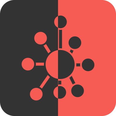 Modern simgenin vektör illüstrasyon tasarımı