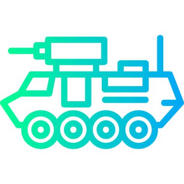 Bir benzin istasyonu simgesinin vektör illüstrasyonu