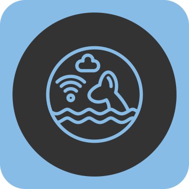 Bir simgenin vektör illüstrasyonu