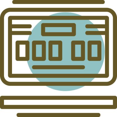 Modern b 'nin vektör illüstrasyonu eksik simgesi