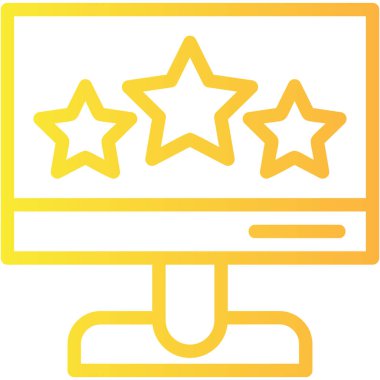 Yıldız Ödülü vektör simgesi