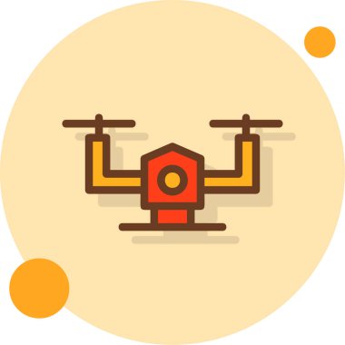 Uçağı düz simgesi, vektör, illüstrasyon