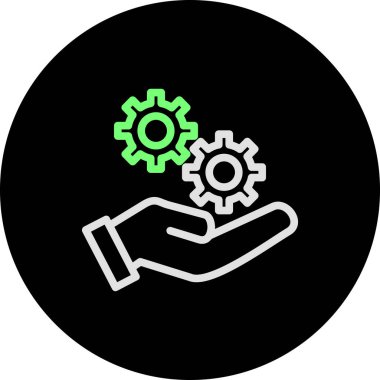 Vektör ayarı Simge illüstrasyonu