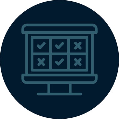 İnternet tarayıcısı. Web simgesi basit tasarım