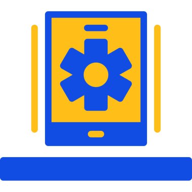 Akıllı Telefon. Basit illüstrasyon