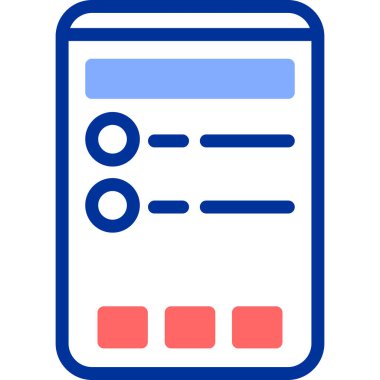 Ağ ve arayüz çizgisi simgesi.