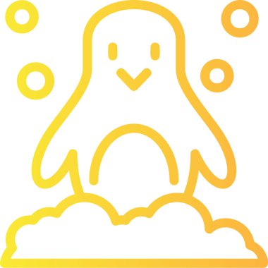 Hayalet. Web simgesi basit illüstrasyon