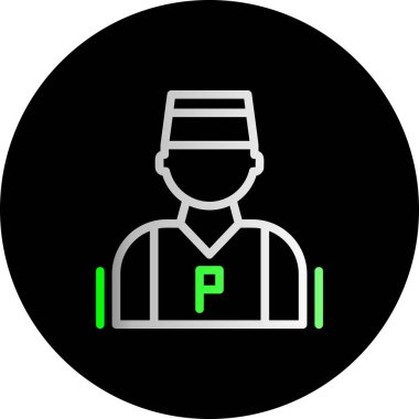 Bir adamın vektör illüstrasyonu