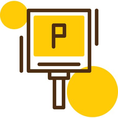 Park simgesinin vektör illüstrasyonu