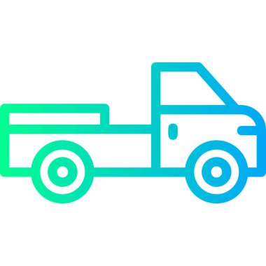 - Araba. Web simgesi basit illüstrasyon