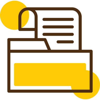 Belge. Web simgesi basit tasarım