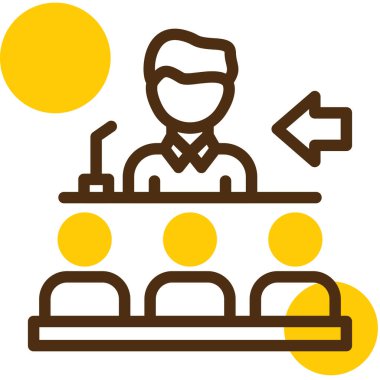 Dizüstü bilgisayarlı iş adamının vektör çizimi