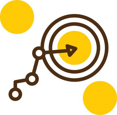 hedef ağ simgesi, vektör illüstrasyonu