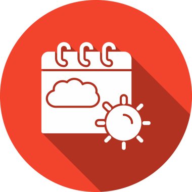 iklim bulutu iklim simgesi düz şekilde