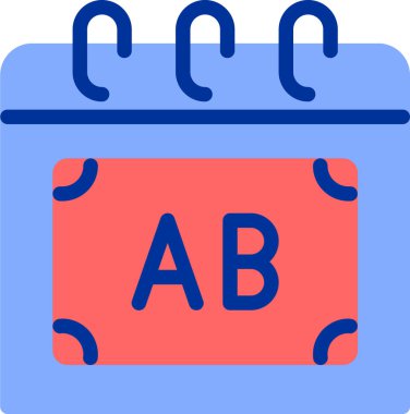 Takvim. Web simgesi basit illüstrasyon