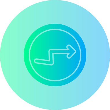 ok simgesinin vektör illüstrasyonu