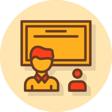 iş yönetimi vektör simgesi