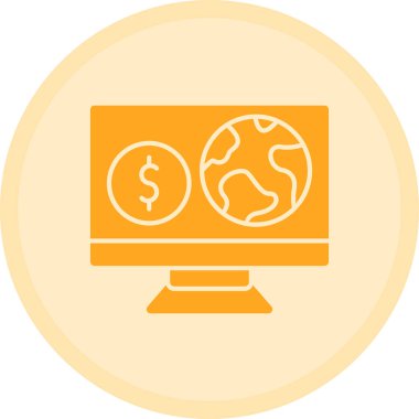 seo modern simgesinin vektör illüstrasyonu