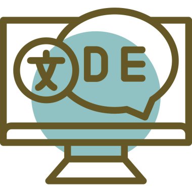 modern simge vektör illüstrasyonu