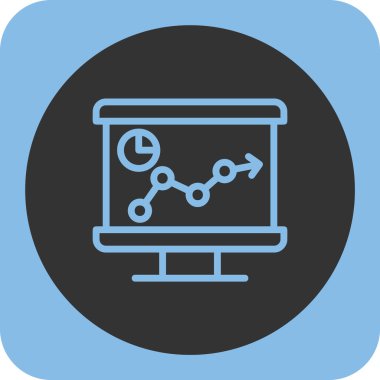 Modern simgenin vektör illüstrasyonu