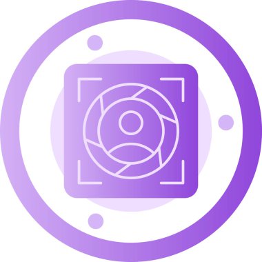 Kamera. Web simgesi basit illüstrasyon