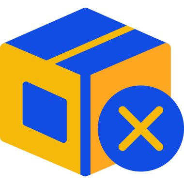 kutu simgesi, vektör illüstrasyonu