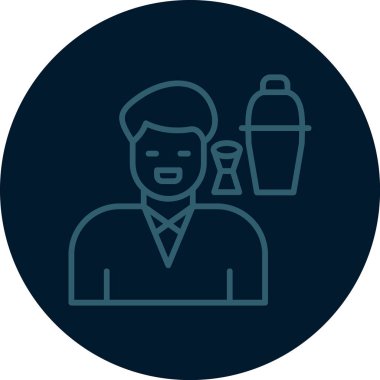 man simgesi, vektör illüstrasyonu