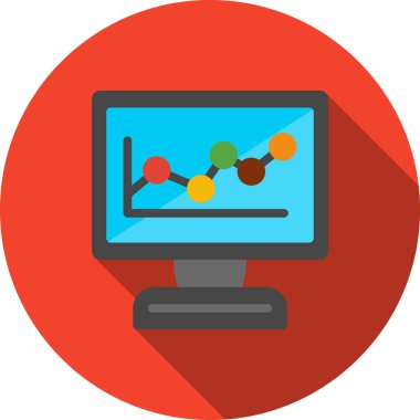 bilgisayar izleyici vektör simgesi