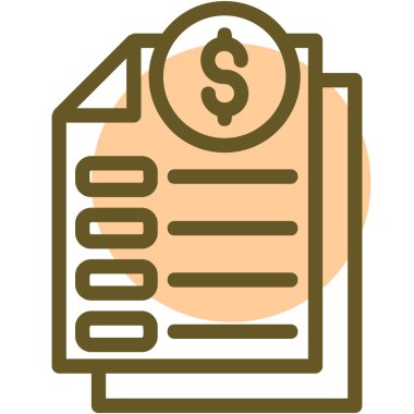 iş finans simgesi, vektör illüstrasyonu