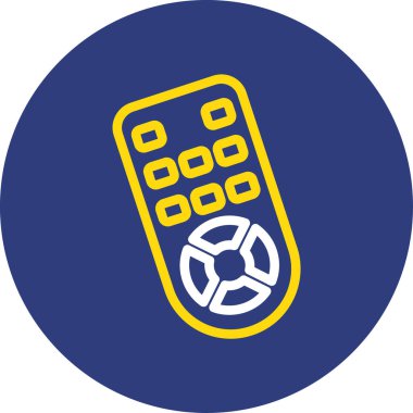 Futbol simgesinin vektör illüstrasyonu