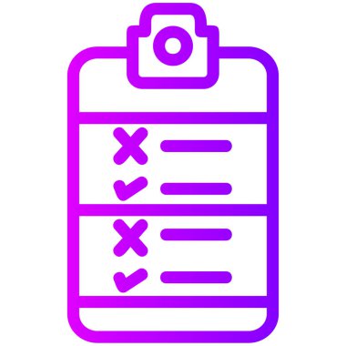 check list vektör simgesi modern basit tasarım illüstrasyonu