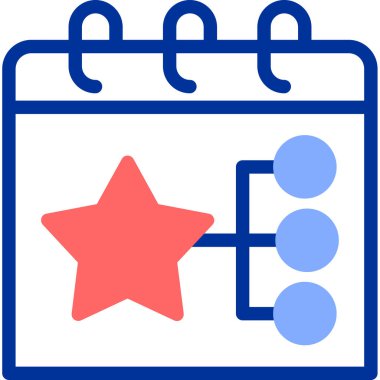 takvim web simgesi basit tasarım