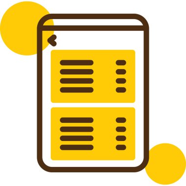 mobil simge vektör illüstrasyonu