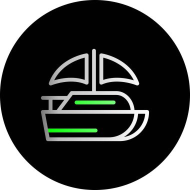 Modern bir simgenin vektör illüstrasyonu