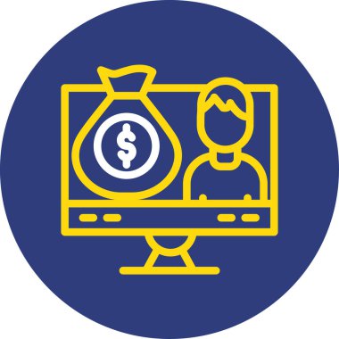 dizüstü bilgisayar simgesi, vektör illüstrasyonu