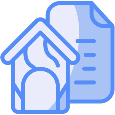 Ev. Web simgesi basit illüstrasyon