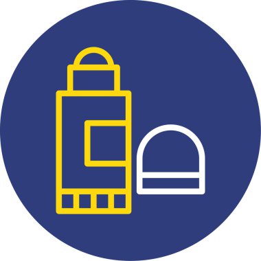 çanta simgesi vektör illüstrasyonu