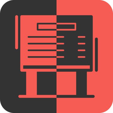 Haberlerle ilgili web simgesi ve vektör illüstrasyonu