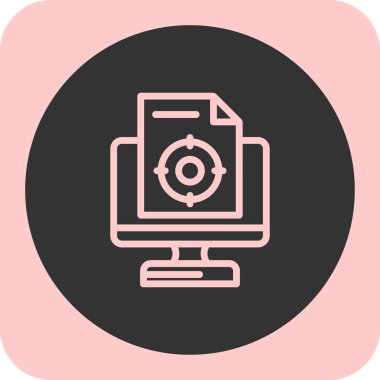 dosya biçimi simgesi, vektör illüstrasyonu