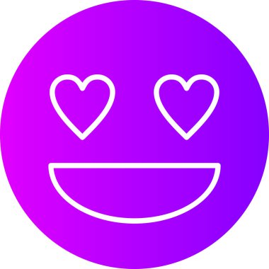 emoji. Web simgesi basit illüstrasyon