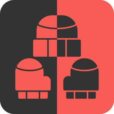 Modern simgenin vektör illüstrasyonu