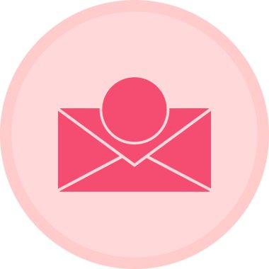 E-posta. Web simgesi basit illüstrasyon