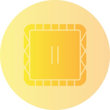 Düz stil kredi kartı simgesi