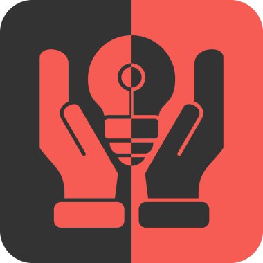 ampul simgesi vektör illüstrasyonu