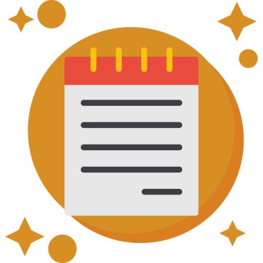 Takvim simgesi vektör illüstrasyonu