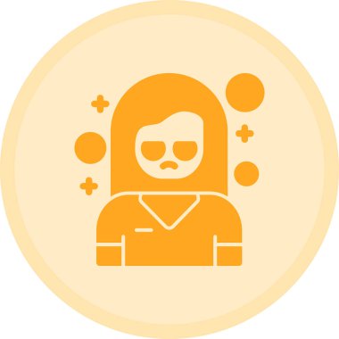 Tıbbi maskeli bir adamın vektör simgesi