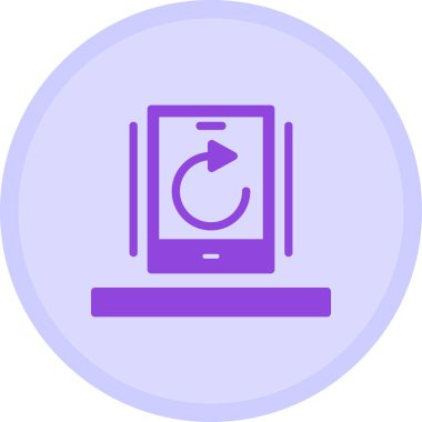 Bilgisayar. Web simgesi basit illüstrasyon